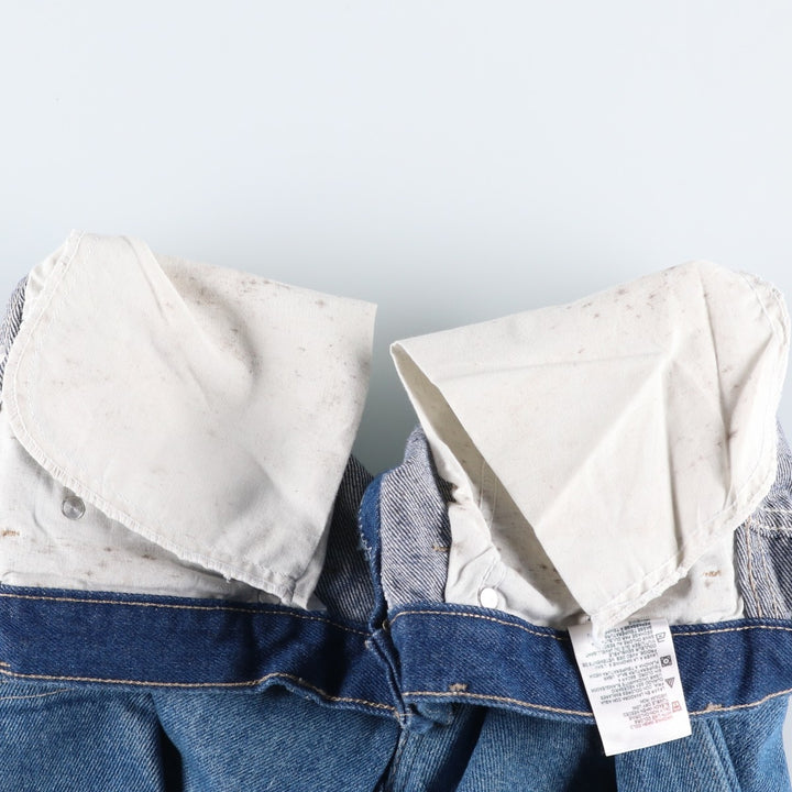 Dickies Double Knee Denim Work Pants, Men's Size W32 (approx.) cotton blue type Vintage Second Hand