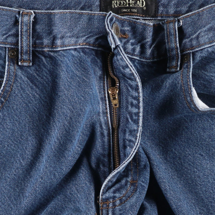 Redhead Cordura denim painter pants, men's size W36 (approx.) unclear blue type Vintage Second Hand