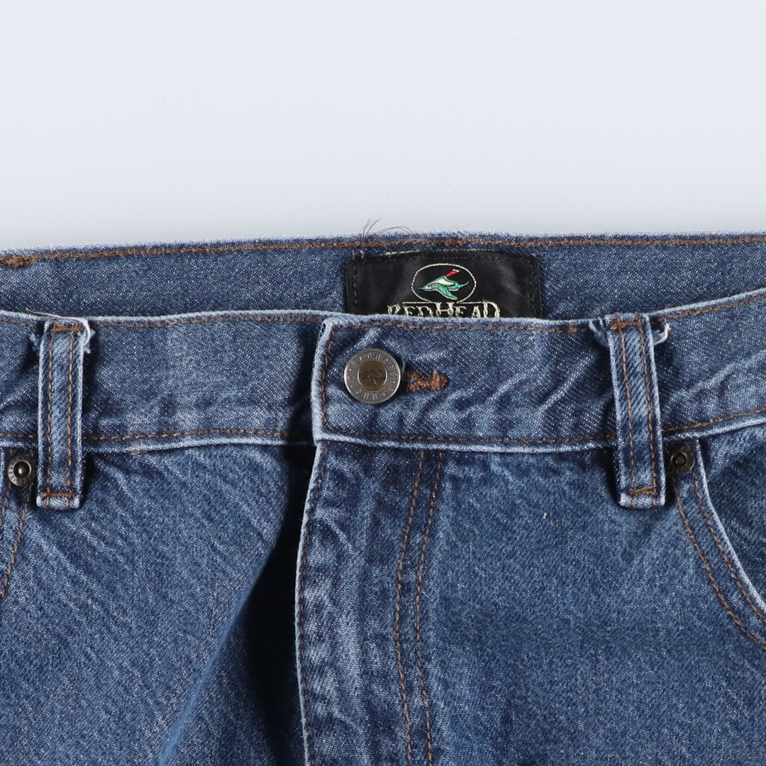 Redhead Cordura denim painter pants, men's size W36 (approx.) unclear blue type Vintage Second Hand