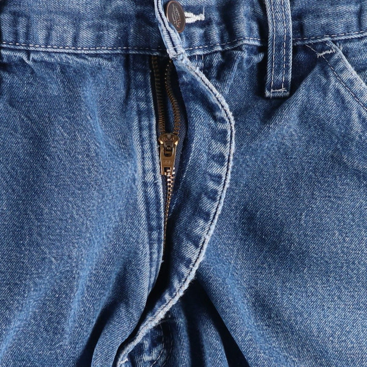 Dickies denim painter pants for men, equivalent to W34 unclear blue type Vintage Second Hand