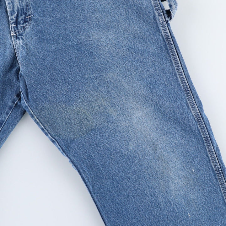 Dickies denim painter pants for men, equivalent to W34 unclear blue type Vintage Second Hand