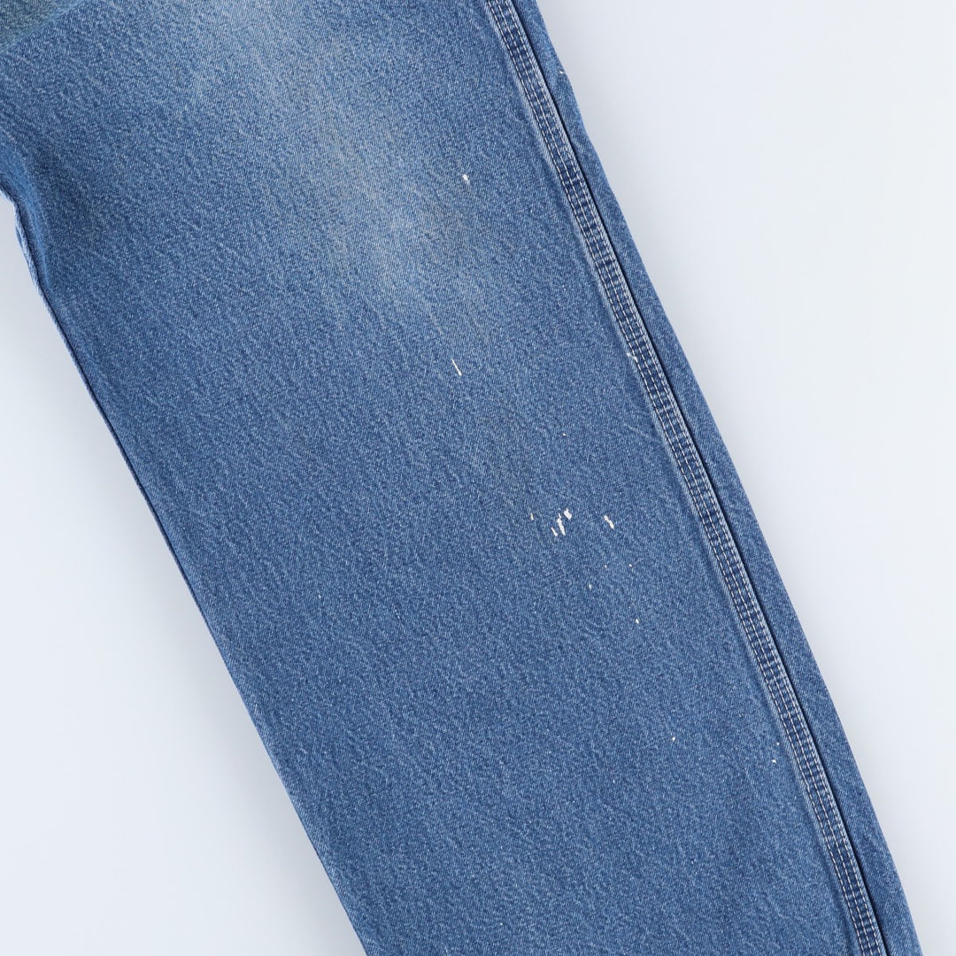 Dickies denim painter pants for men, equivalent to W34 unclear blue type Vintage Second Hand