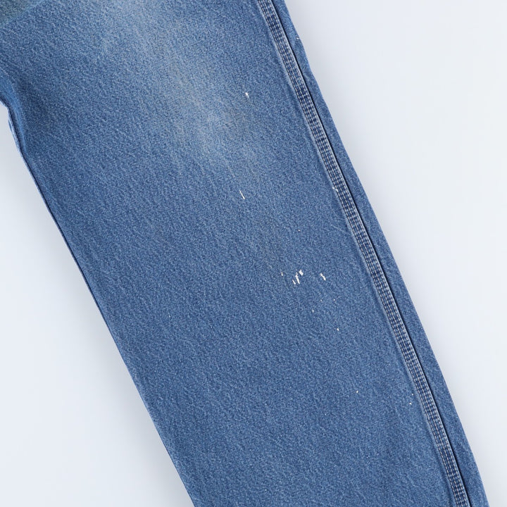 Dickies denim painter pants for men, equivalent to W34 unclear blue type Vintage Second Hand