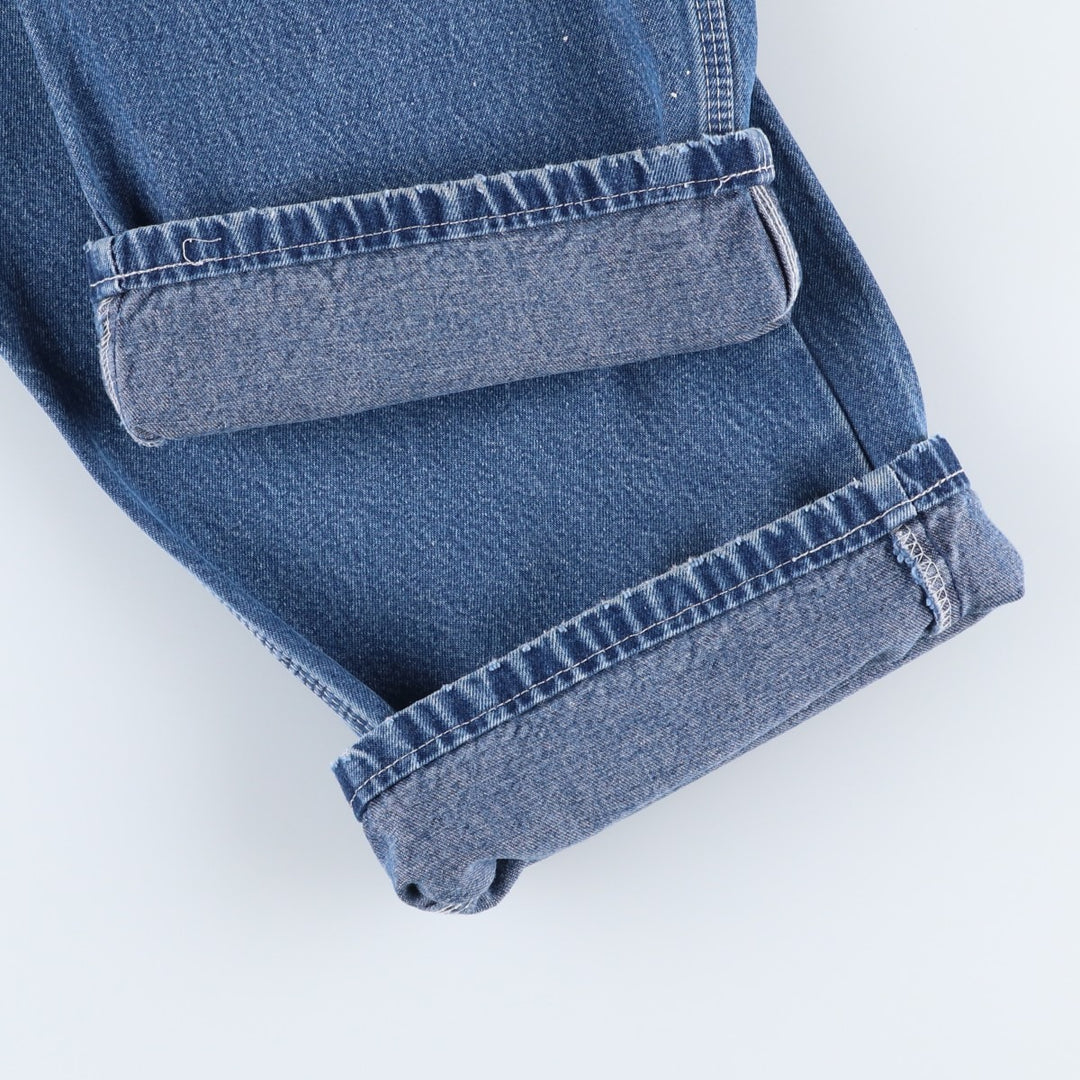 Dickies denim painter pants for men, equivalent to W34 unclear blue type Vintage Second Hand