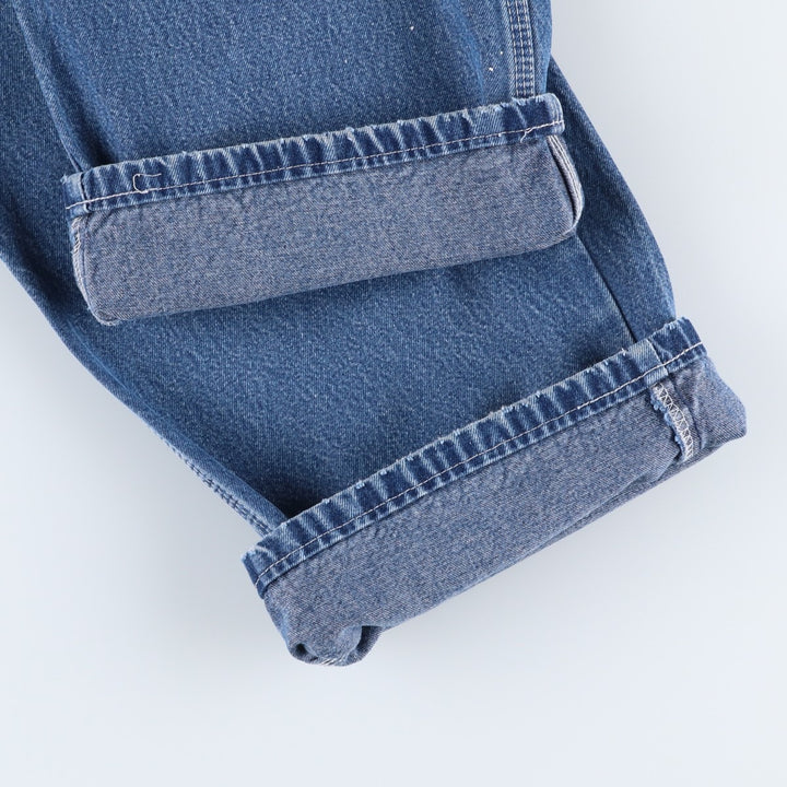 Dickies denim painter pants for men, equivalent to W34 unclear blue type Vintage Second Hand