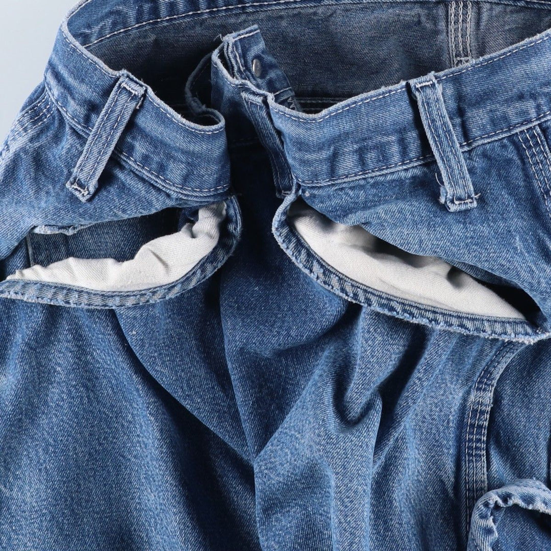 Dickies denim painter pants for men, equivalent to W34 unclear blue type Vintage Second Hand