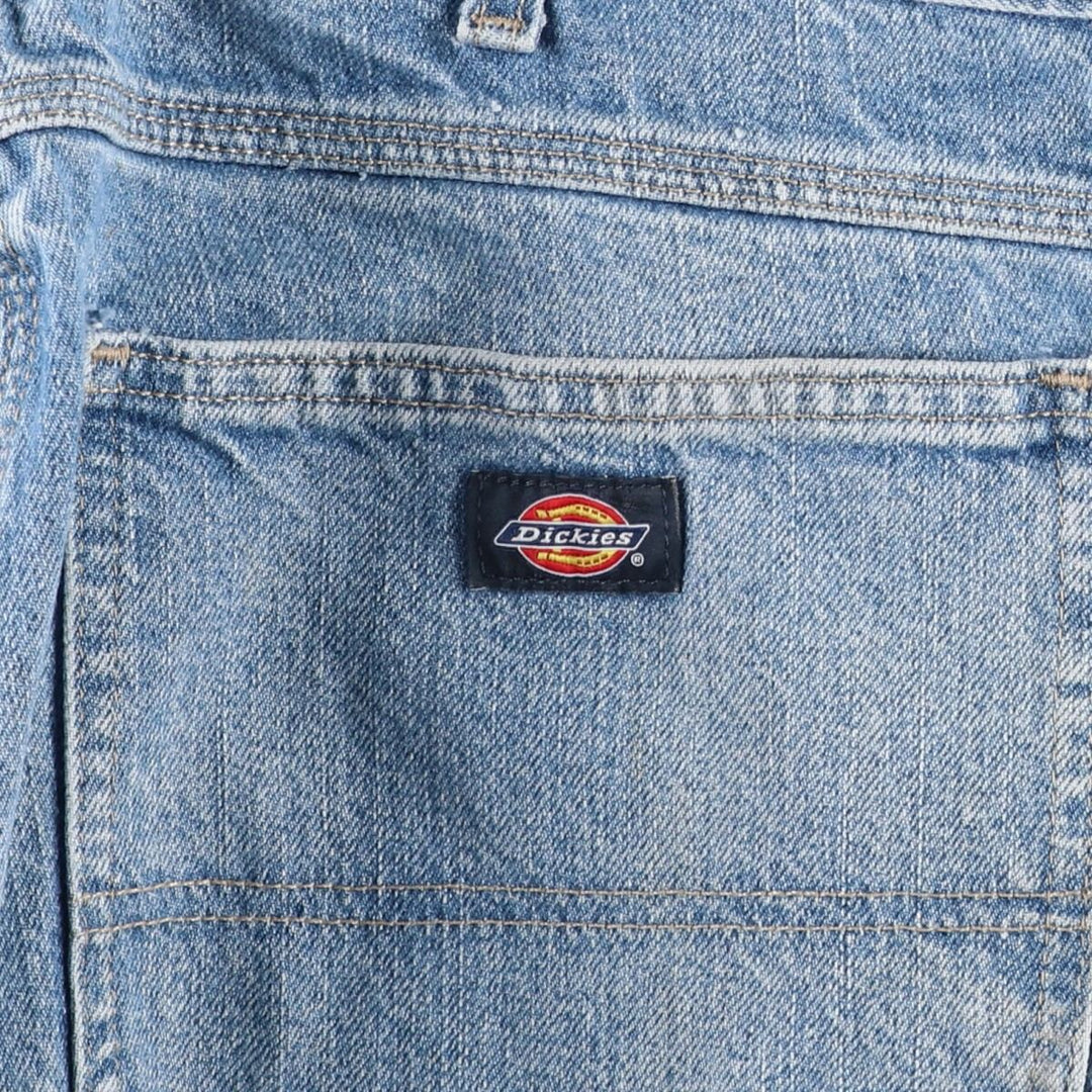 Dickies denim painter pants for men, equivalent to W34 cotton blue type Vintage Second Hand