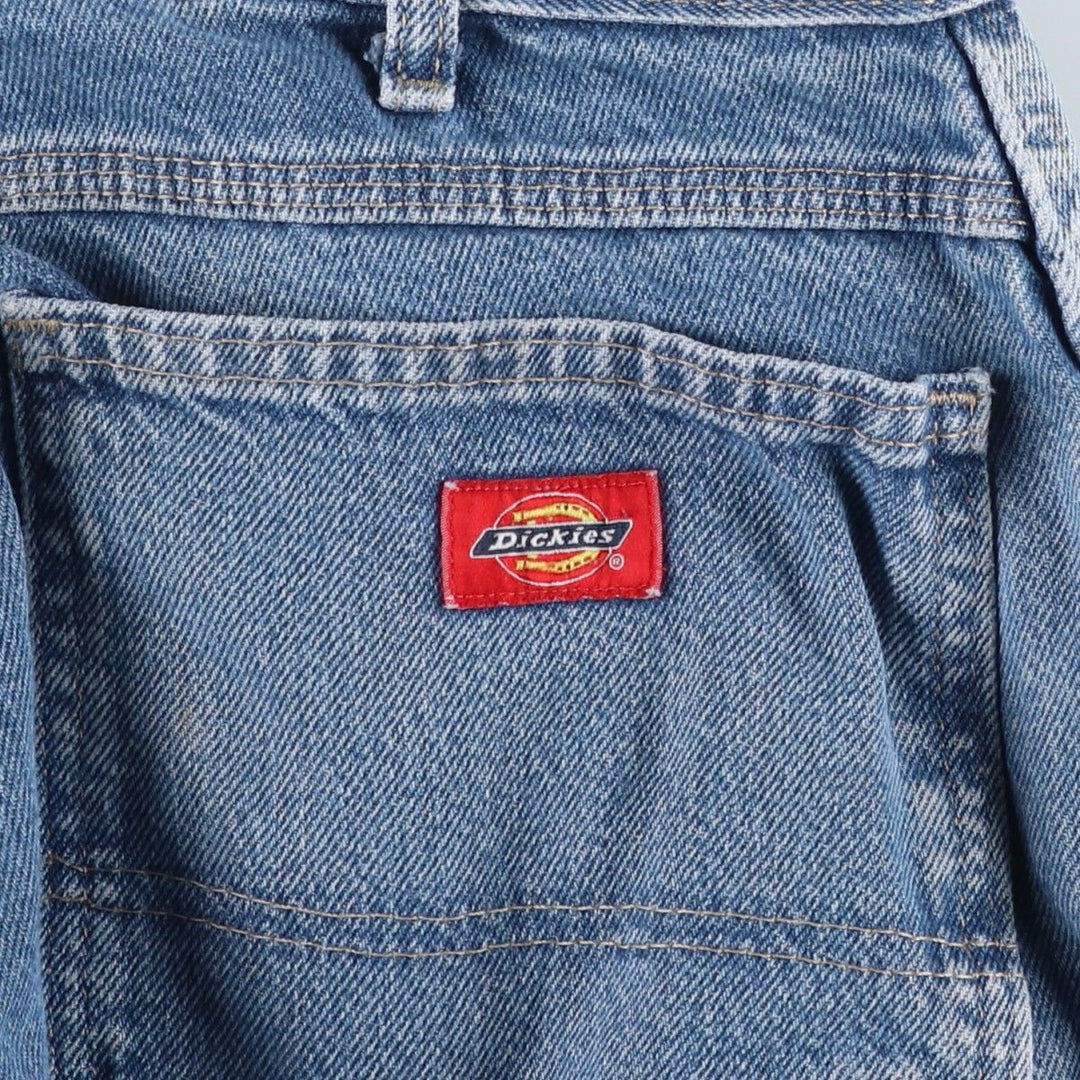 Dickies denim painter pants for men, equivalent to W32 cotton blue type Vintage Second Hand