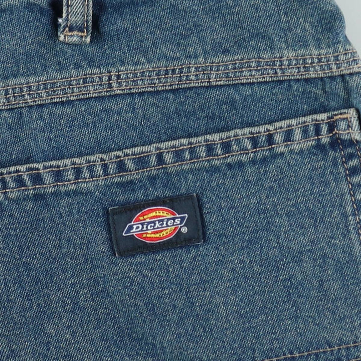 Dickies denim painter pants for men, equivalent to W37 cotton blue type Vintage Second Hand