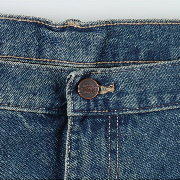 Dickies denim painter pants for men, equivalent to W37 cotton blue type Vintage Second Hand