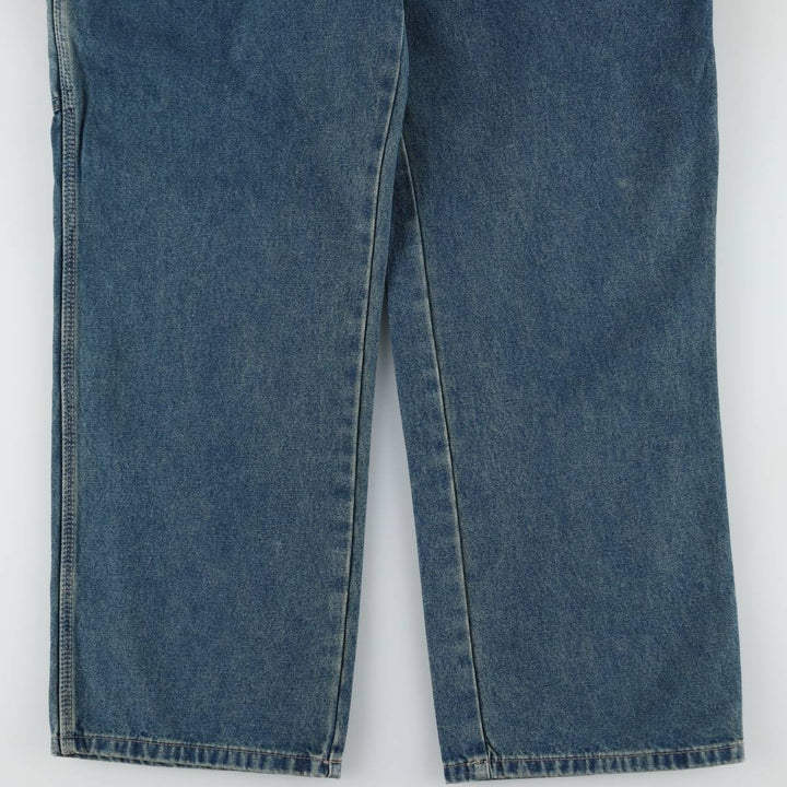 Dickies denim painter pants for men, equivalent to W37 cotton blue type Vintage Second Hand