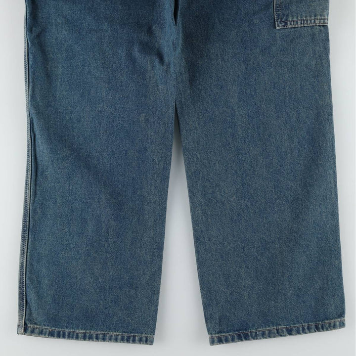 Dickies denim painter pants for men, equivalent to W37 cotton blue type Vintage Second Hand