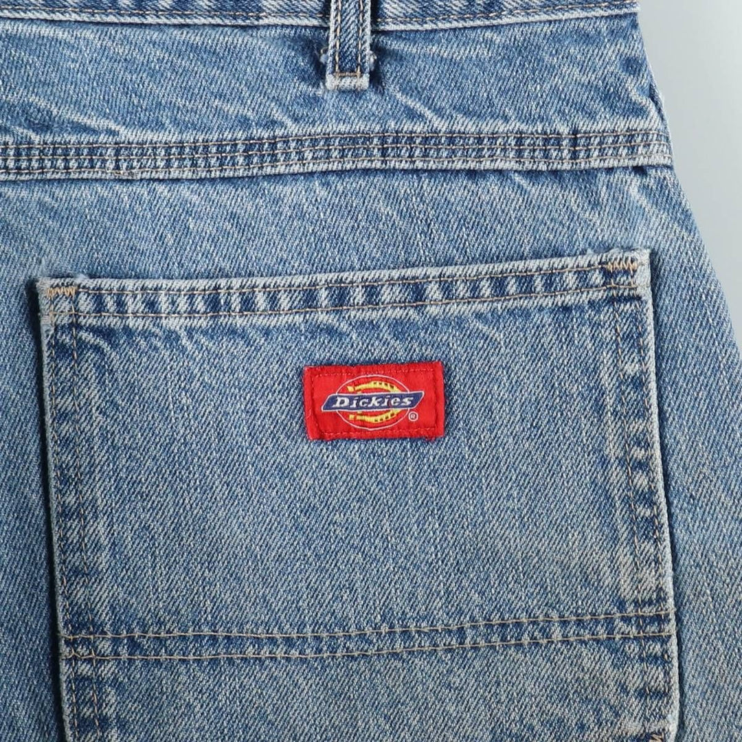 Dickies denim painter pants for men, equivalent to W34 cotton blue type Vintage Second Hand
