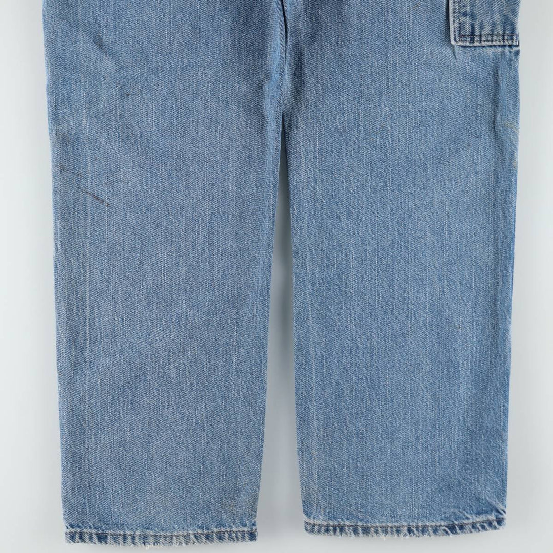 Dickies denim painter pants for men, equivalent to W34 cotton blue type Vintage Second Hand