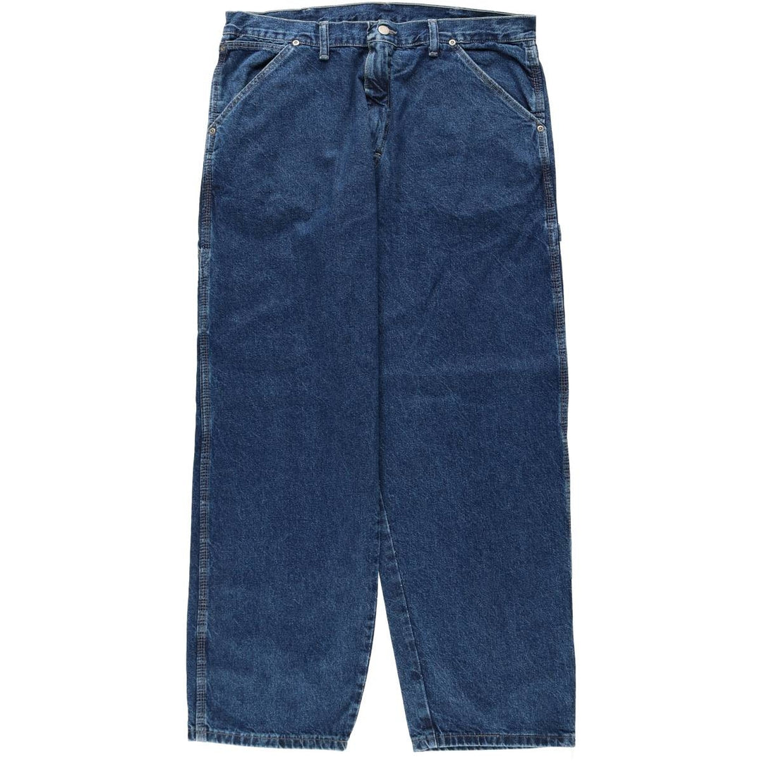 Wrangler denim painter pants, made in the USA, men's size W36 (approx.). cotton blue type Vintage Second Hand
