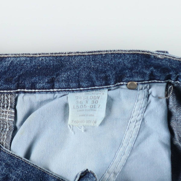 Wrangler denim painter pants, made in the USA, men's size W36 (approx.). cotton blue type Vintage Second Hand