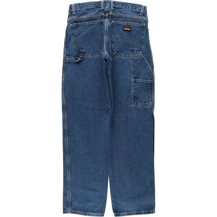 Dickies Relaxed Fit Denim Painter Pants, Men's W33 (approx.) cotton blue type Vintage Second Hand