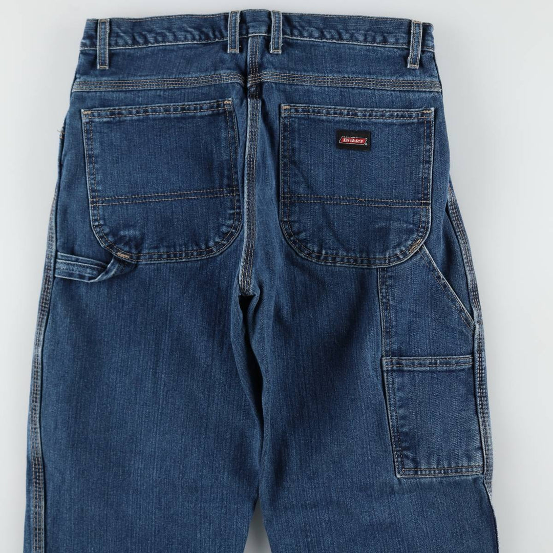 Dickies Relaxed Fit Denim Painter Pants, Men's W33 (approx.) cotton blue type Vintage Second Hand