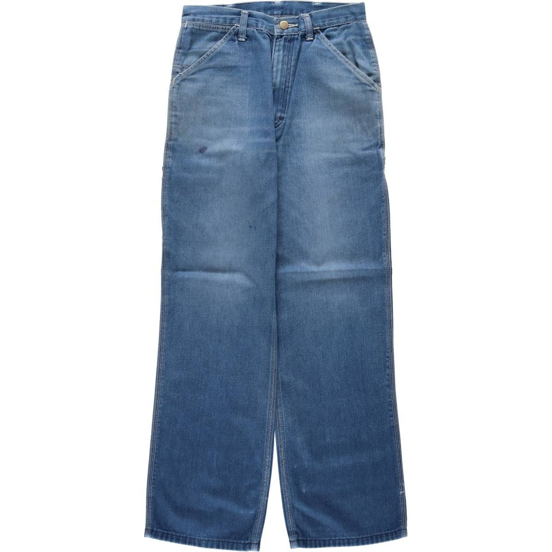 ROEBUCKS denim painter pants, men's size W29 equivalent, vintage. unclear blue type Vintage Second Hand