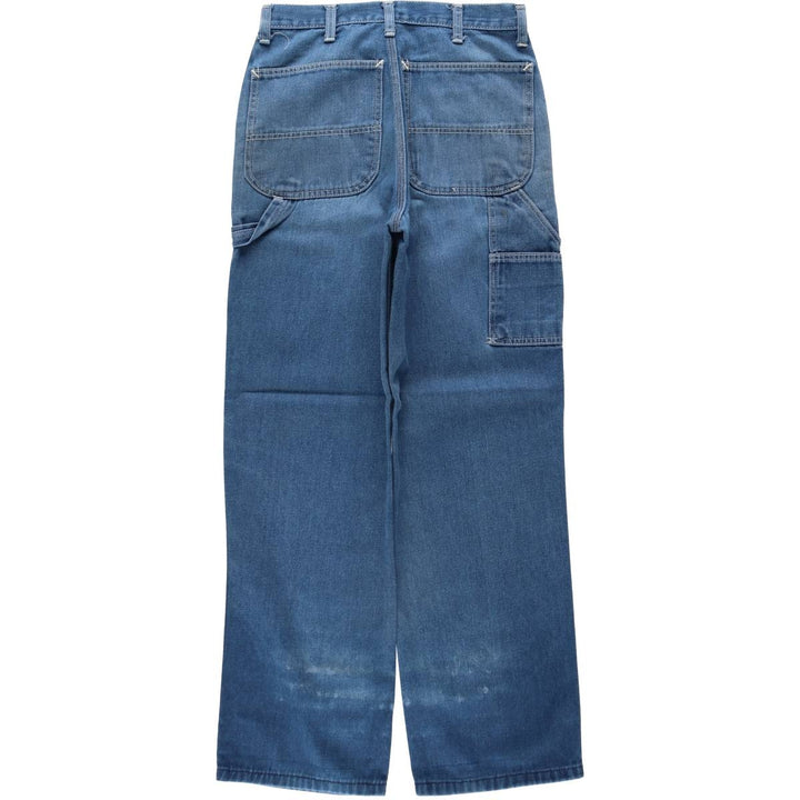 ROEBUCKS denim painter pants, men's size W29 equivalent, vintage. unclear blue type Vintage Second Hand