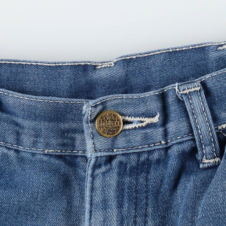 ROEBUCKS denim painter pants, men's size W29 equivalent, vintage. unclear blue type Vintage Second Hand