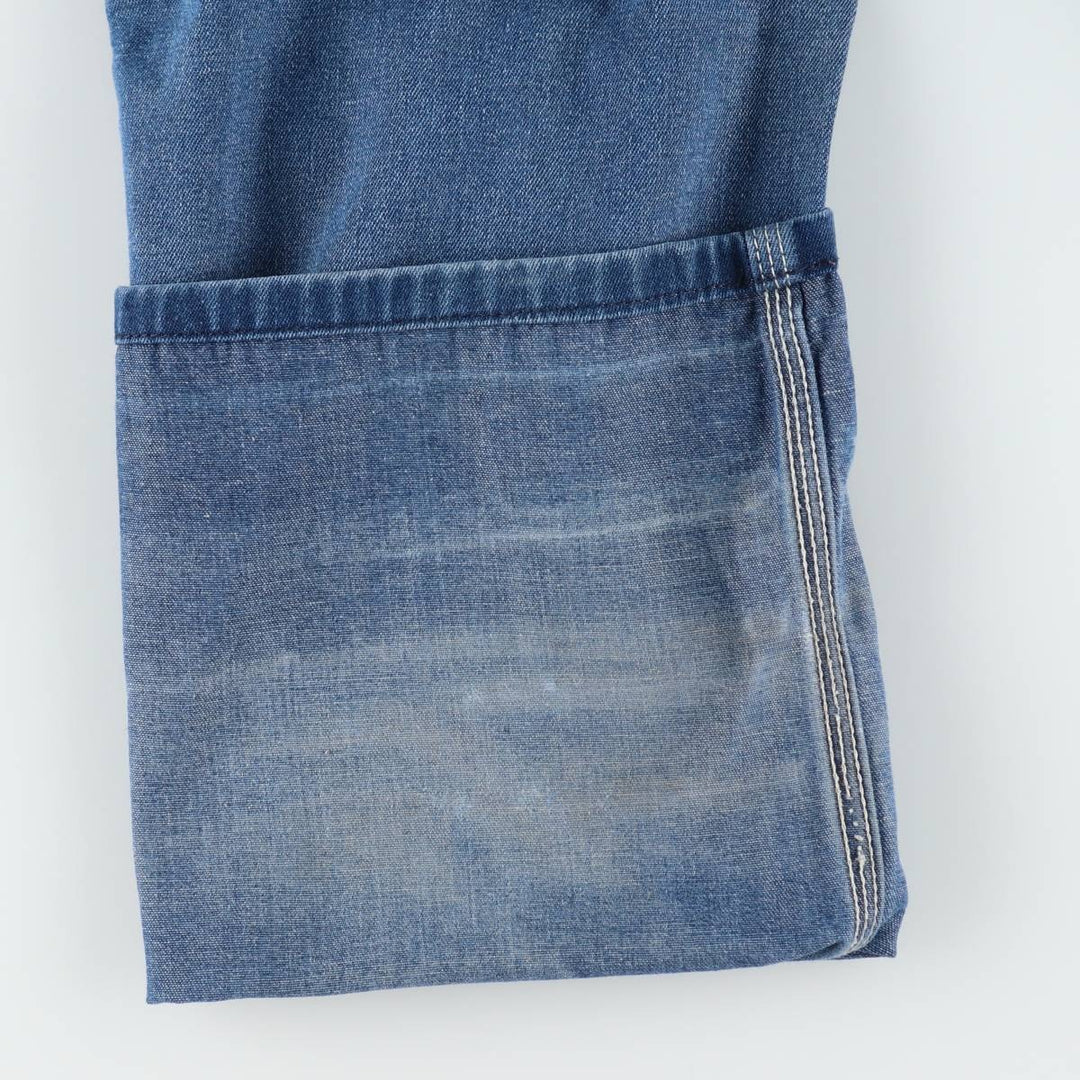 ROEBUCKS denim painter pants, men's size W29 equivalent, vintage. unclear blue type Vintage Second Hand