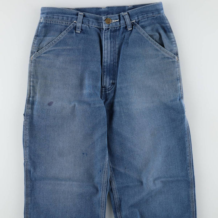ROEBUCKS denim painter pants, men's size W29 equivalent, vintage. unclear blue type Vintage Second Hand
