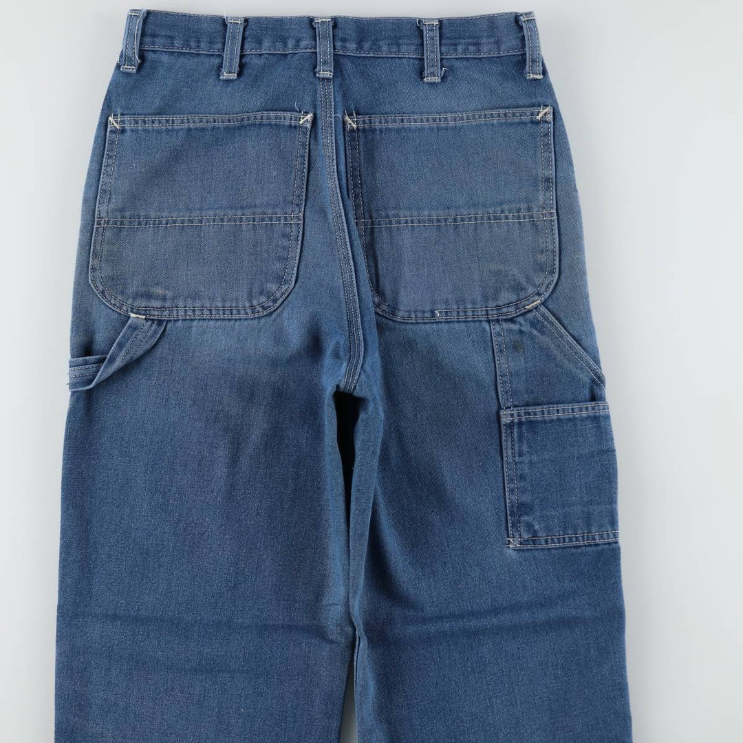 ROEBUCKS denim painter pants, men's size W29 equivalent, vintage. unclear blue type Vintage Second Hand