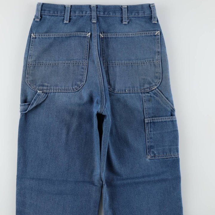 ROEBUCKS denim painter pants, men's size W29 equivalent, vintage. unclear blue type Vintage Second Hand