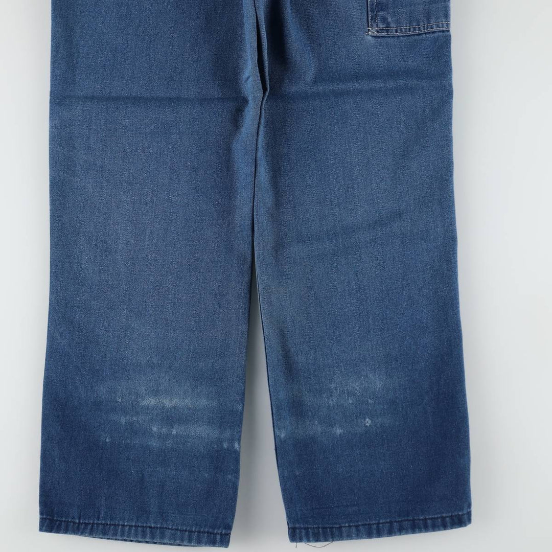 ROEBUCKS denim painter pants, men's size W29 equivalent, vintage. unclear blue type Vintage Second Hand