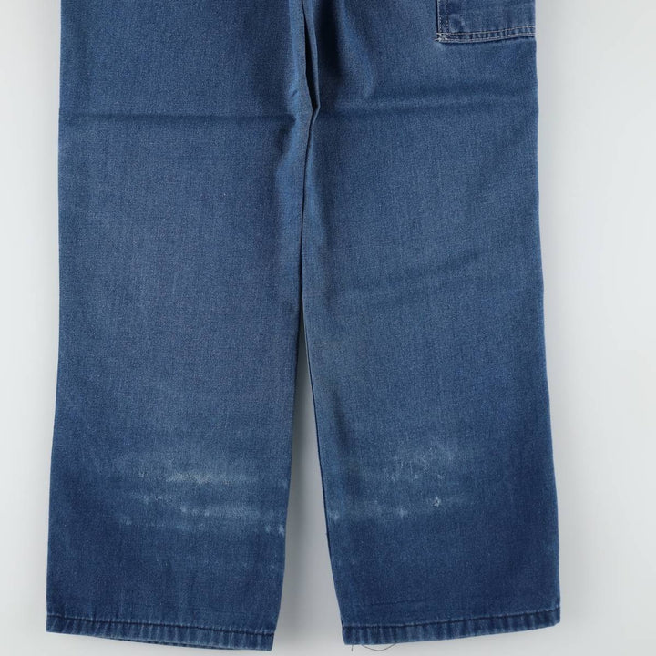 ROEBUCKS denim painter pants, men's size W29 equivalent, vintage. unclear blue type Vintage Second Hand
