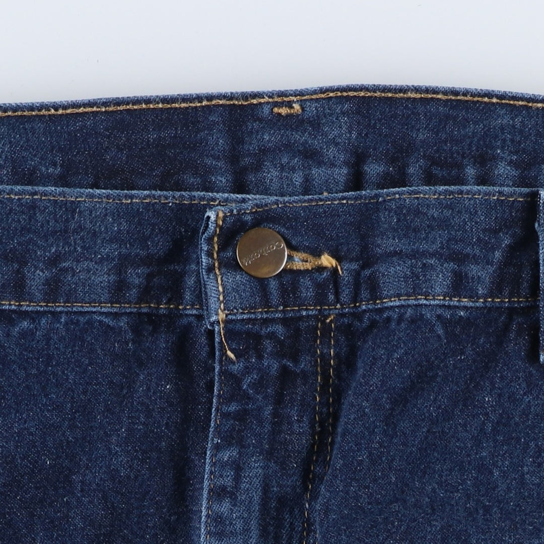 Carhartt Dungaree Fit Denim Painter Pants, Made in USA, Men's W36 (approx.) cotton blue type Vintage Second Hand