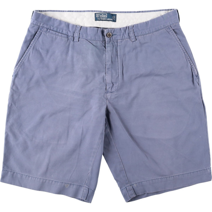 Ralph Lauren POLO by Ralph Lauren Chino Shorts, Men's Size W36 cotton blue type Vintage Second Hand
