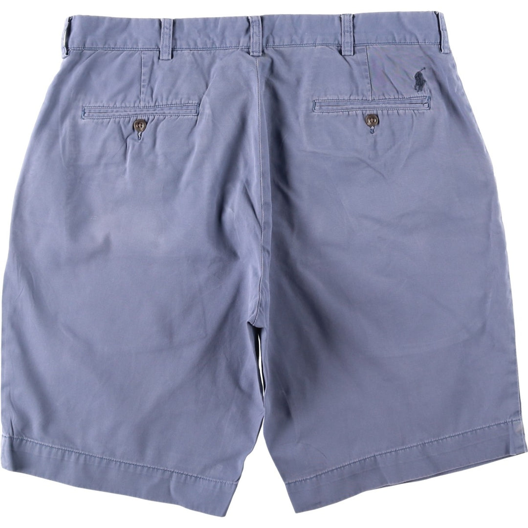 Ralph Lauren POLO by Ralph Lauren Chino Shorts, Men's Size W36 cotton blue type Vintage Second Hand