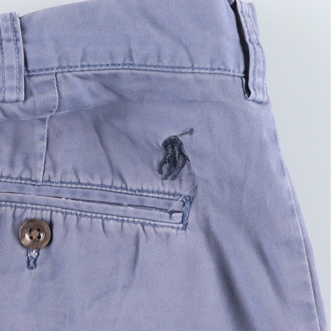 Ralph Lauren POLO by Ralph Lauren Chino Shorts, Men's Size W36 cotton blue type Vintage Second Hand