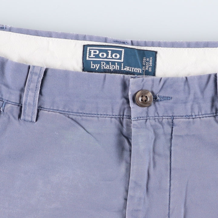 Ralph Lauren POLO by Ralph Lauren Chino Shorts, Men's Size W36 cotton blue type Vintage Second Hand