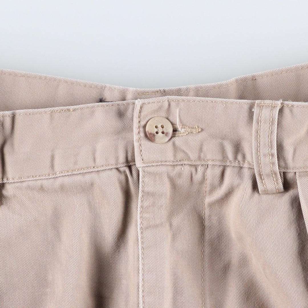 Ralph Lauren POLO by Ralph Lauren TYLER SHORT Two-pleat chino shorts, short pants, men's size W32 cotton Beige type Vintage Second Hand