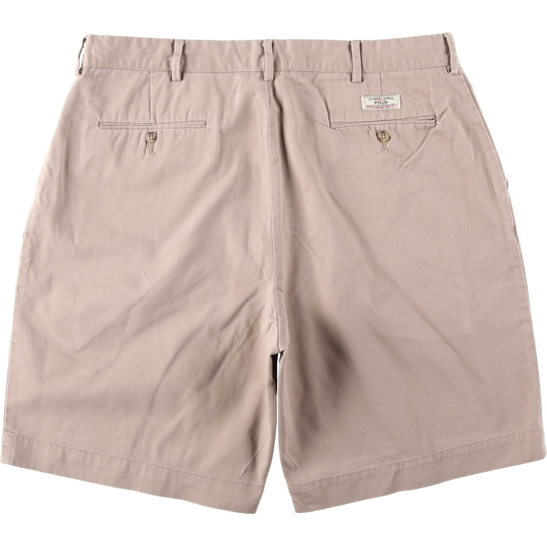 Ralph Lauren POLO by Ralph Lauren PROSPECT SHORT chino shorts, men's size W37 cotton Beige type Vintage Second Hand