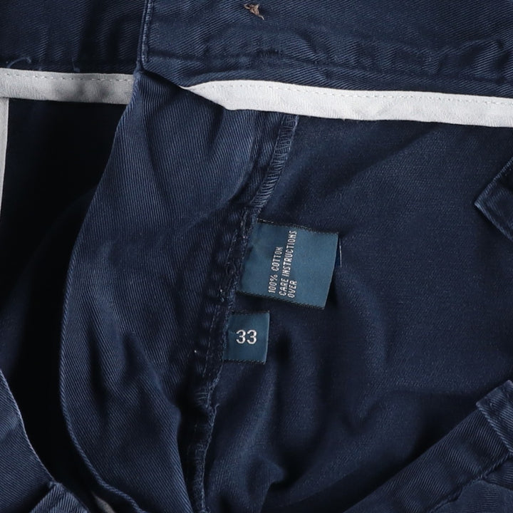 Ralph Lauren POLO by Ralph Lauren PROSPECT SHORT Chino shorts Short pants Men's W33 equivalent cotton navy blue type Vintage Second Hand