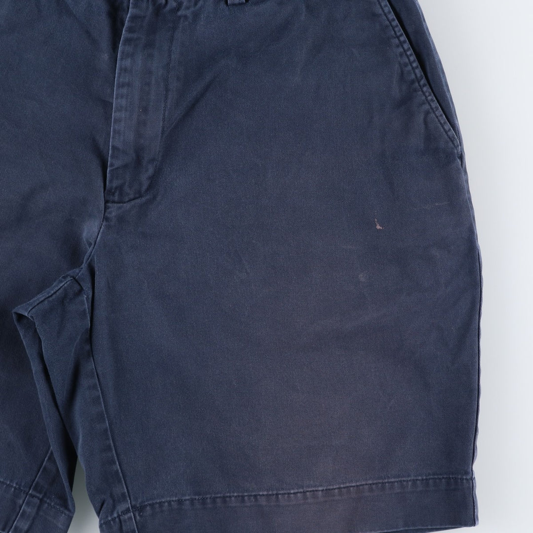 Ralph Lauren POLO by Ralph Lauren PROSPECT SHORT Chino shorts Short pants Men's W33 equivalent cotton navy blue type Vintage Second Hand