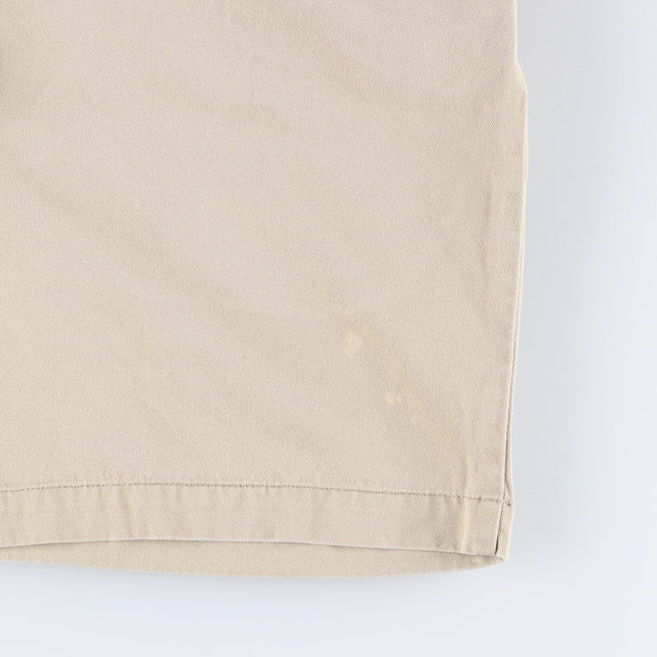 Ralph Lauren Polo Ralph Lauren Two-pleat Chino Shorts, Men's Size W34 cotton Beige type Vintage Second Hand