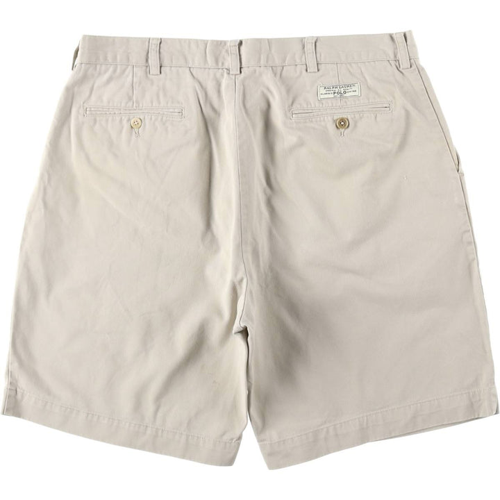 Ralph Lauren POLO by Ralph Lauren PROSPECT SHORT Chino shorts Short pants Men's w36 equivalent cotton Beige type Vintage Second Hand