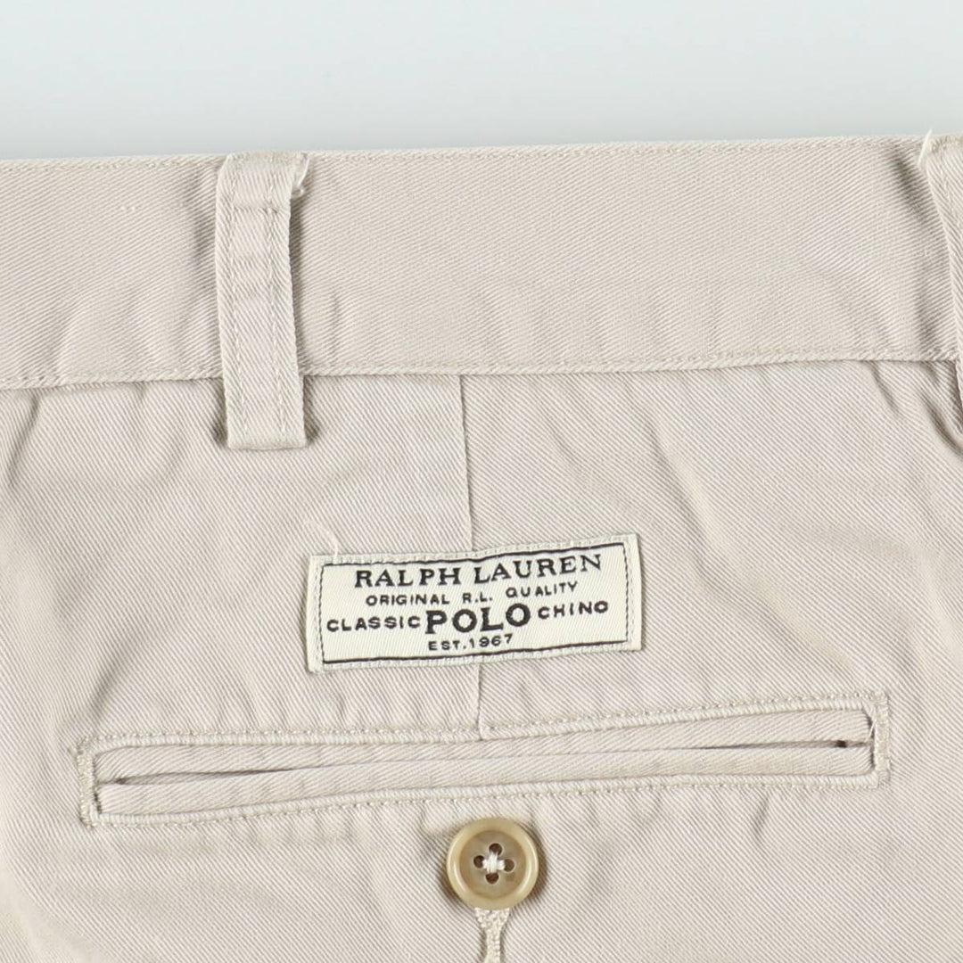 Ralph Lauren POLO by Ralph Lauren PROSPECT SHORT Chino shorts Short pants Men's w36 equivalent cotton Beige type Vintage Second Hand