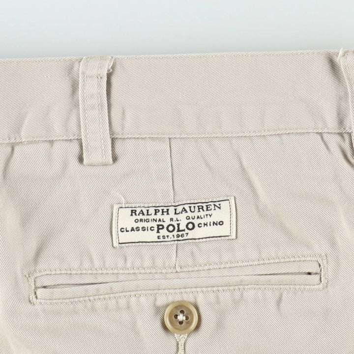 Ralph Lauren POLO by Ralph Lauren PROSPECT SHORT Chino shorts Short pants Men's w36 equivalent cotton Beige type Vintage Second Hand
