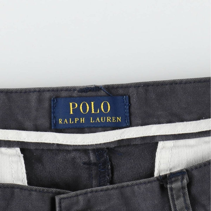 Ralph Lauren POLO RALPH LAUREN Chino Shorts Shorts Men's W31 equivalent cotton navy blue type Vintage Second Hand