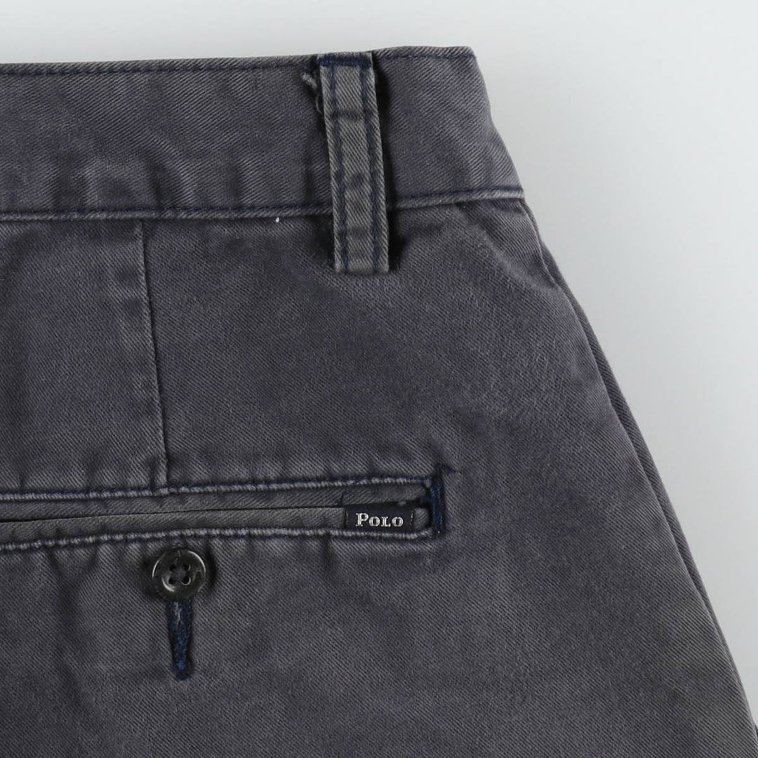 Ralph Lauren POLO RALPH LAUREN Chino Shorts Shorts Men's W31 equivalent cotton navy blue type Vintage Second Hand