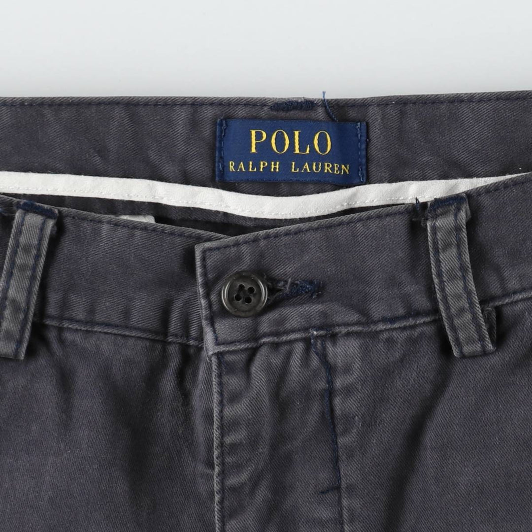 Ralph Lauren POLO RALPH LAUREN Chino Shorts Shorts Men's W31 equivalent cotton navy blue type Vintage Second Hand