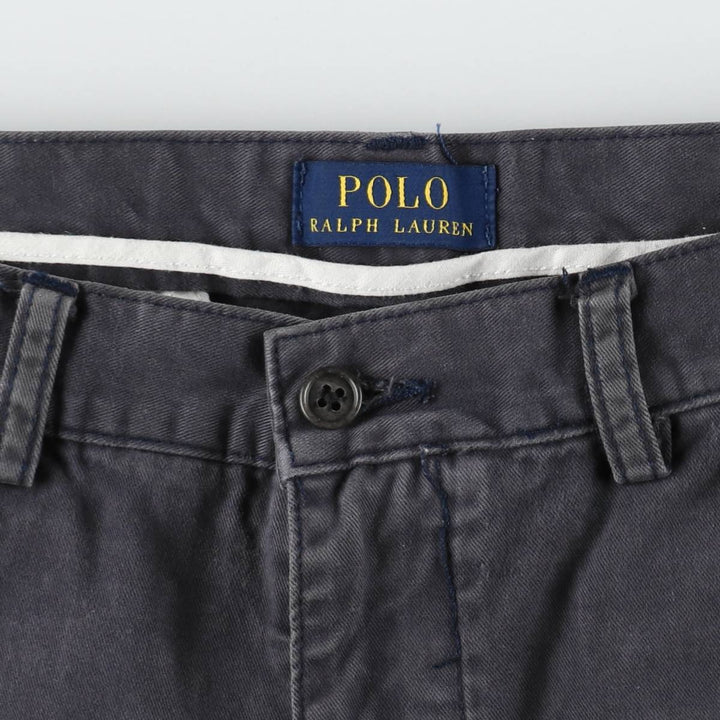 Ralph Lauren POLO RALPH LAUREN Chino Shorts Shorts Men's W31 equivalent cotton navy blue type Vintage Second Hand