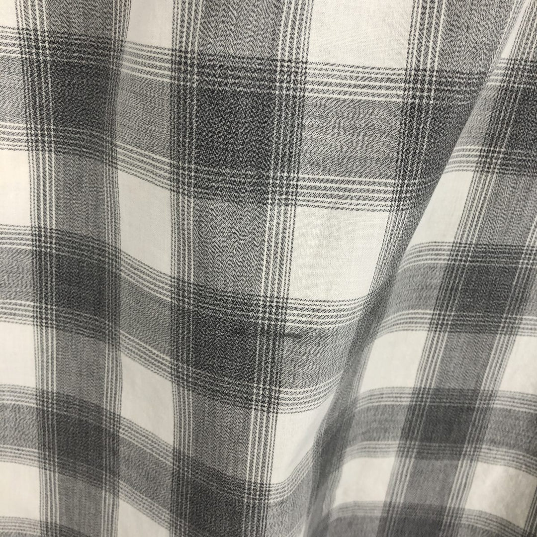 90'S GAP Vintage Long Sleeve Button-Down Check Shirt, Men's XL cotton white type Vintage Second Hand