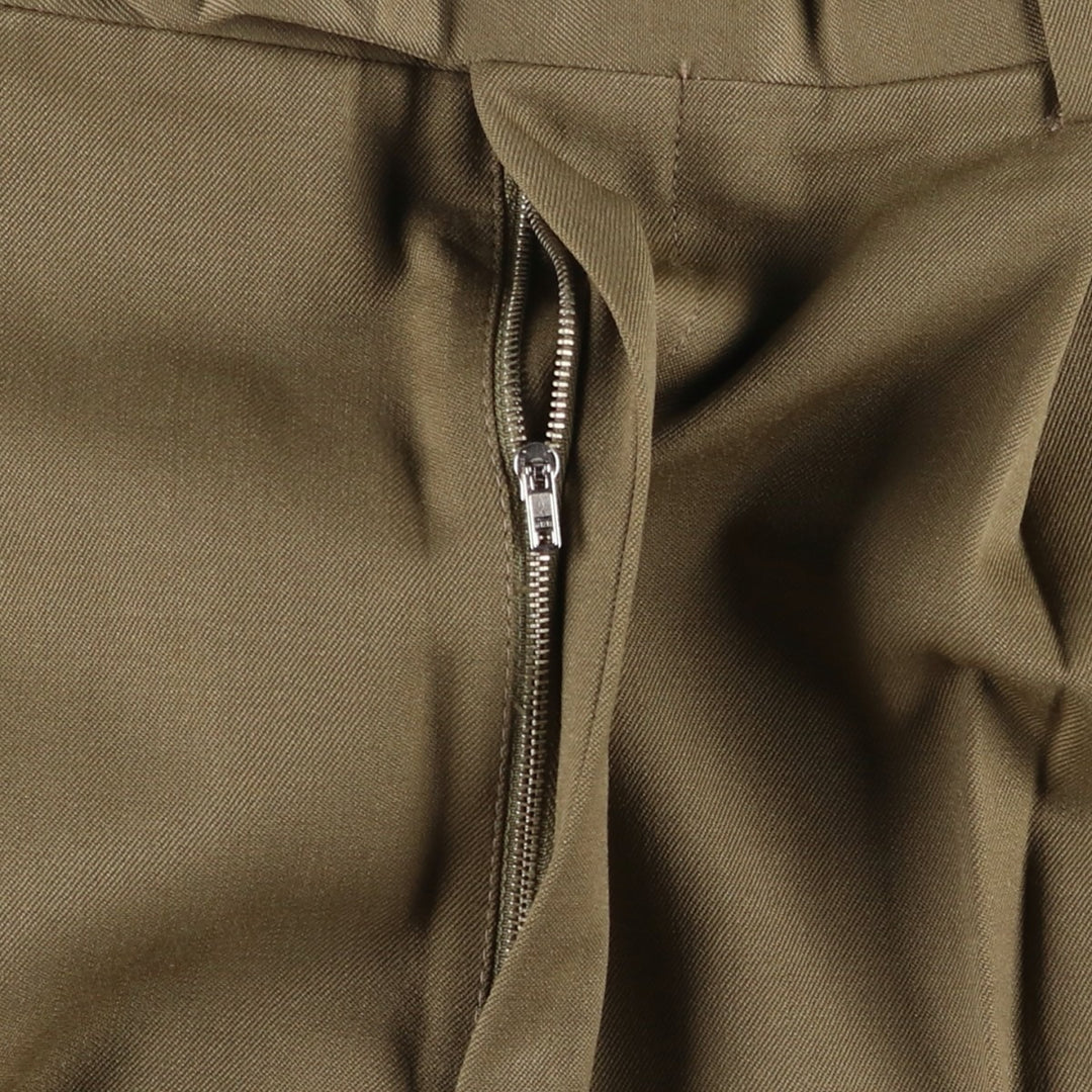Corbin Nordstrom two-pleat wide-leg trousers, made in the USA, men's size W32 (approx.). unclear Khaki type beige Vintage Second Hand